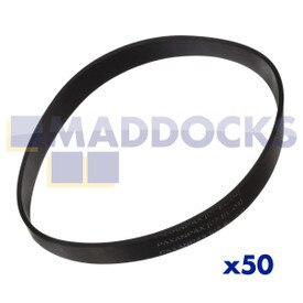 Compatível para Electrolux 'ZE090' Tipo Widetrack, Powerline, Boss, Smartvac; Hoover U3101-4201-4174-4203 Conceito; Vax VS-18/VS-19 Tipo A Granel Simples Polybag Embalado 50x Soltos [Equivalente a 25 Pares] Correias de Transmissão
