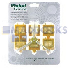 No Longer Available. Discontinued [Genuine Original iRobot Accessory Kit of 3 Side Brushes & 3 HEPA Filters]