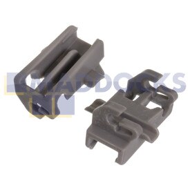 Compatible for Bosch SBV, SMI, SMS Series Dishwasher Rack Clips (Pack of 2)