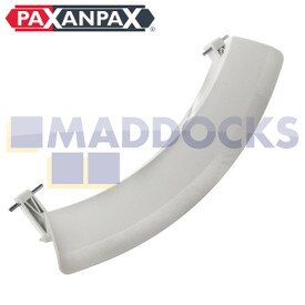 Compatível com a maçaneta da porta da máquina de lavar de plástico branco da série Bosch WAS