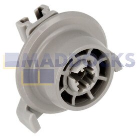 Genuine Original Bosch, Siemens Multi-Model Fitting Triangle Plate Type Dishwasher Lower Basket Wheel (Pack of 1)