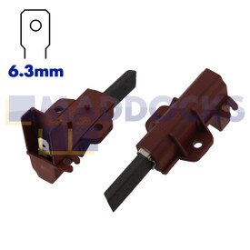 Escovas de carbono genuínas Indesit Motor '3rd Type' (31 mm x 12 mm x 5 mm, pacote de 2)