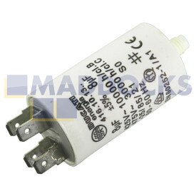 Capacitor Indesit Original Genuíno (8uF / 8MFD, 450VAC)