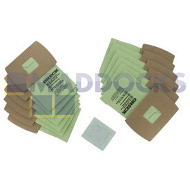 No Longer Available. Order 46-OK-02 [Genuine Original Oreck Cylinder Filter Bags (12 Pack)]