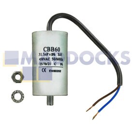 No Longer Available. Order 11-CA-30C [Universal Capacitor (31.5uF / 31.5MFD, 450VAC) with 23cm Cable Connectors]