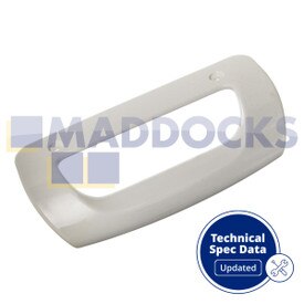 Compatível para Electrolux EUC19291W, ERC25391W8, ERC34291W8, ERA34291W8; Frigidaire FRCLF185W, FRCF185W; Maçaneta da porta do freezer da série Zanussi ZFU20232WA, ZRA33400WA