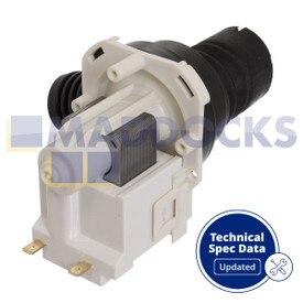 Compatible for AEG, Electrolux, IKEA, Arthur Martin 'BPX2-28L' Type Multi-Model Fitting Dishwasher Drain Pump (30W, 50Hz)