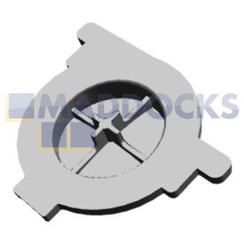 Genuine Original Electrolux Button, White, Round, On/Off