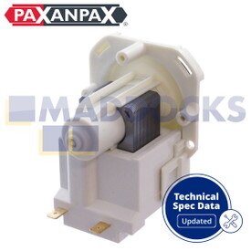 Compatible for AEG, Electrolux, Zanussi "BPX2-28L, A00044321" Type Twist & Screw Fixing Multi-Model Fitting Dishwasher Drain Pump Base (220V-240V, 50Hz)