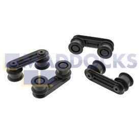 Genuine Original Electrolux Wheel Support Kit, Dark Grey, 4