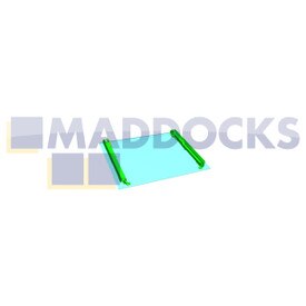 Genuine Original Electrolux Outer Door Glass (White)
