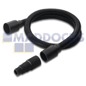 Genuíno Original Karcher WD2, WD3P, WD4 Série Premium Mangueira de sucção flexível de 1 m e adaptador para conectar a mangueira à conexão de exaustão de poeira de ferramentas elétricas