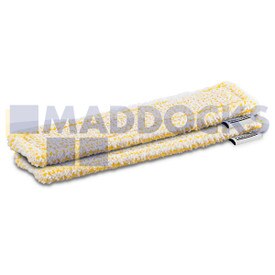 Panos de limpeza de microfibra genuínos Karcher WV2 Plus, WV6 Plus, Série WVP10 para interiores 70 mm x 275 mm x 30 mm (embalagem de 2)