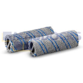 Genuíno Original Karcher BR30/1CBP Pack Série Scubber Secador Escovas de Rolo de Microfibra Tipo "Azul" (Pacote de 2, 300mm x 60mm x 60mm)