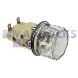 Genuíno Original Beko, Flavel, Blomberg, Lamona, Conjunto de Suporte de Lâmpada de Forno de Encaixe Multi-Modelo de Lazer e Lâmpada (25 W)