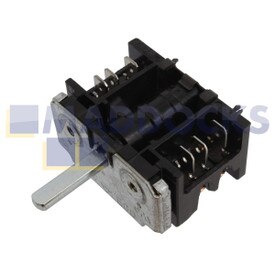 Chave seletora genuína original Beko multi-modelo de 2 pólos, 16A, 250V / 10A, 400V (42.02900.000)