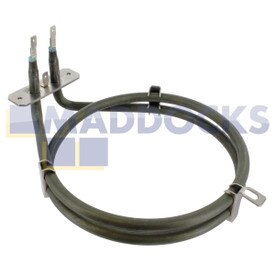 Genuíno Original Beko CS100, CK100, MLB5CDW, BD533AW, BDV555AW Série 'Tipo de enrolamento grosso' Elemento de forno de ventilador (1600W, 240V)