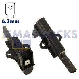 Compatível com Escovas de Carbono Indesco/ICE Motor '1st Type' (28mm x 12mm x 5mm, Pack de 2)