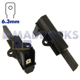 Compatível com Escovas de Carbono Indesco/ICE Motor '2nd Type' (26mm x 12mm x 5mm, Pack de 2)