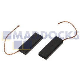 Compatível com escovas de carbono sem terminal Bosch Motor 'Non-Clip On' (32 mm x 12 mm x 5 mm, pacote de 2)
