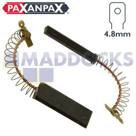 Compatível para escovas de carbono FHP/Ceset Motor (40 mm x 12 mm x 10 mm, pacote de 2)