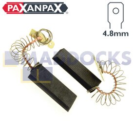 Schunk compatível produzido para Bosch, Neff, Siemens Montagem multimodelo Escovas de carbono laminado de grau OEM Bosch Motor (36 mm x 12 mm x 5 mm, pacote de 2)