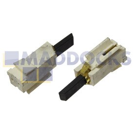 Escovas de carbono de motor GEC/GDA laminadas originais genuínas (25 mm x 9 mm x 4 mm, pacote de 2)