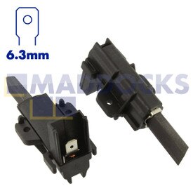 Escovas de carbono genuínas e originais do motor Hoover 'Performa Type' (27 mm x 12 mm x 5 mm, pacote de 2)