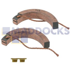 Conjunto de escovas de carbono Ametek genuíno produzido em cordeiro Ametek original (8505969-50, pacote de 2)