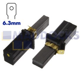 Escovas de carbono genuínas originais da Ametek Lamb produzidas para motores de 7,2" 220-240V para comutadores de 28 barras, 1,339" (833410-53, 27 mm x 14 mm x 13 mm, pacote de 2)