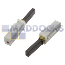 Genuine Original Ametek Lamb Produced Auto Stop Mechanism Carbon Brushes for 5.7" 220-240V Motors (833480-51, 28mm x 11mm x 7mm, Pack of 2)
