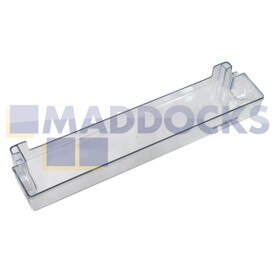 Prateleira de porta de plástico do meio do refrigerador tipo Gorenje 'A6-H48A 031' original genuína (460 mm x 110 mm)
