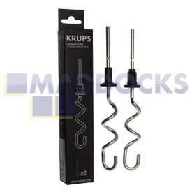 No Longer Available. Discontinued [Genuine Original Krups 3 Mix 9000 GN90 Series Stainless Steel Pastry Dough Spiral Kneader (Pack of 2)]