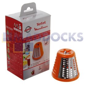 Genuíno Original Tefal Fresh Express Série HV4 Cone Laranja Ralar Fino