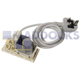 Genuíno Original Miele G1000, G2000, G4000, G5000 Series Caixa de junção do bloco de terminais da máquina de lavar louça e conjunto de plugue de 3 pinos do Reino Unido