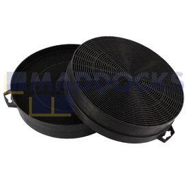 Compatível para filtros de coifa de carvão vegetal tipo carvão DHZ5140, DHZ5146, LZ51400 da Bosch (Pacote de 2)