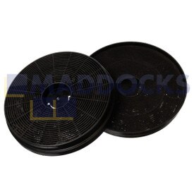 Fogões originais genuínos, Belling, New World 4444435xx Series Exaustor Filtros de Carvão Carbono (Pacote de 2)