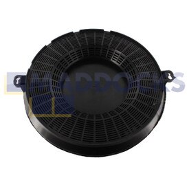 Compatível com filtro de carvão de carbono Elica tipo 48 (235 mm x 29 mm, embalagem com 1)