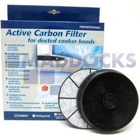 Genuine Original Indesit Type D145 Carbon Charcoal Filter (Pack of 2)
