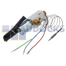 Compatível com Flavel Rangemaster Professional Plus 110, 90 Select Model Fitting Flame Failure Device Solenoid (GSD225, A3999AE, 230V, 50Hz, 37,5mbar, 6VA)