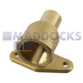 Conector reto para fogão a gás universal com ponta (15mm / 1/2")