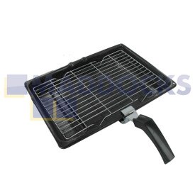 No Longer Available. Order 14-HP-200 [Genuine Original Indesit Produced Complete Grill Pan Assembly (380mm x 280mm)]