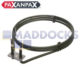Compatível para AEG B89092-4M, B99698-5-M, BP7614000M; Electrolux EK, EO, ES; John Lewis JLBIOS6; Moffat MSF6; Tricity Bendix TBF6; Zanussi ZBF, ZBQ, ZOB, Elemento de Forno Ventilador Série ZYB (2000W)
