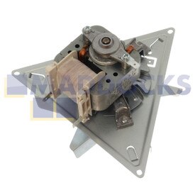 Compatível para AEG, Hygena, Neff, Fogões, Montagem do Motor do Ventilador e Pá do Ventilador de Alumínio com Placa de Montagem Triangular