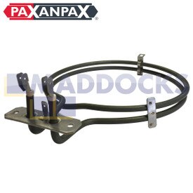 Compatível para Electrolux, Moffat, Tricity Bendix, Zanussi, BM, BMF, BMS, BST, C2/5/7000, EK, EKC, EKE, EKM, EOB, EOM, MS, ZB-CD Série 2-Turn Versão Ventilador Elemento de Forno (2000 W, 230 V)