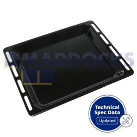 Tabuleiro de Forno Esmaltado Universal (455mm x 360mm x 25mm)