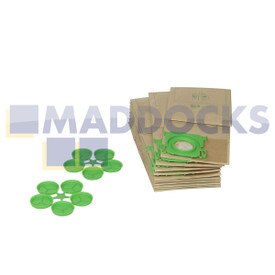 Genuine Original Taski Ensign 350/60, 450/60 Series Vacuum Cleaner Paper Dust Bags (Pack of 10)