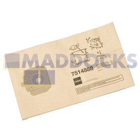 Genuine Original Taski Vento 8, Bora 12 Series Vacuum Cleaner Paper Dust Bags (Pack of 10)