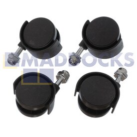 No Longer Available. Discontinued [Genuine Original Russell Hobbs RHOFR5001, RHOFR5002 Type Oil Filled Radiator Wheel Castor & Nut (Pack of 4)]