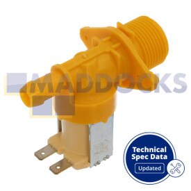 Genuine Original Midea Multi-Model Fitting Dishwasher Single Solenoid Water Inlet Valve